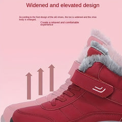 Women's Thermal Snow Boots Slip On Wear Resistance Warm Winter Boots