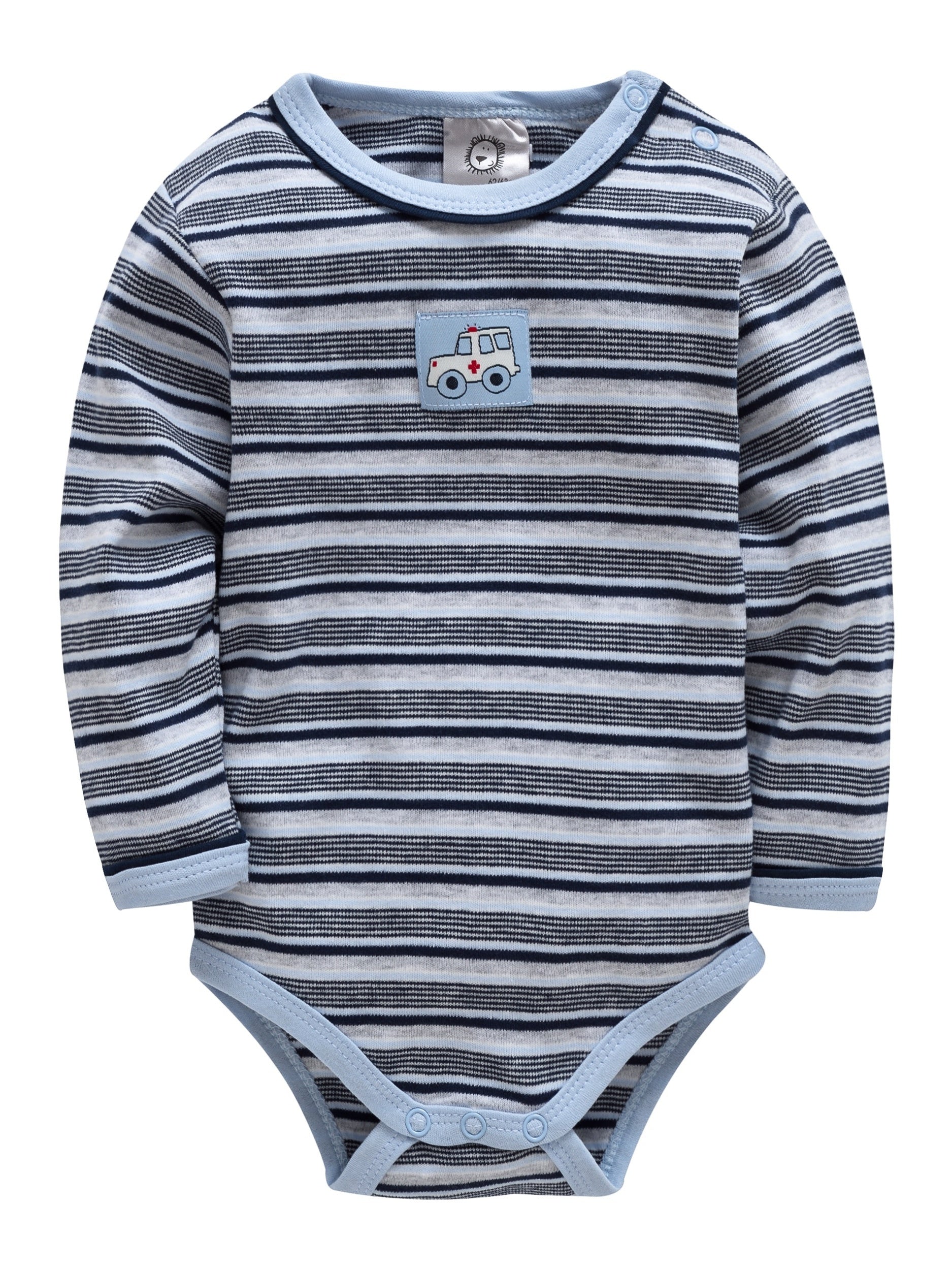 Baby Boy's Striped Romper Long Sleeve Sports Romper
