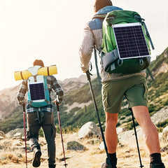 30W Polysilicon Dual USB Solar Panel for Camping Hiking RV