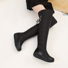 Non Slip Fur Lined Thigh High Snow Boots
