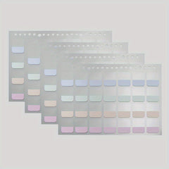 Morandi Series Index Stickers, Light Colors, 2 Packs
