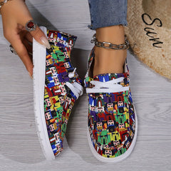 Nutcracker Cartoon Pattern Outdoor Skateboarding Shoes