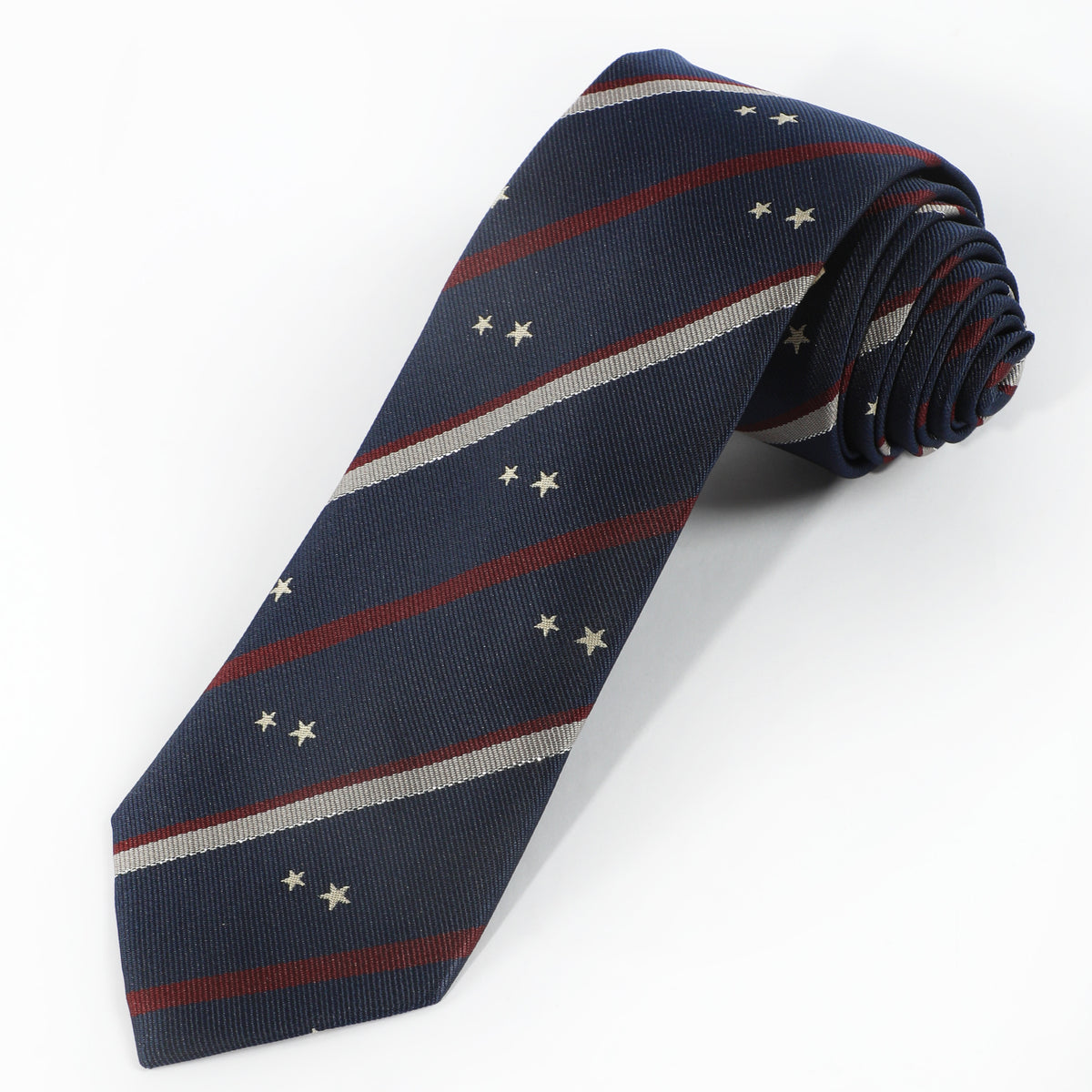 Men's Business Neckties Striped Small Star Print Tie Daily Accessories