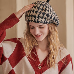 Multicolor Beret Casual Autumn Winter Painter Hat