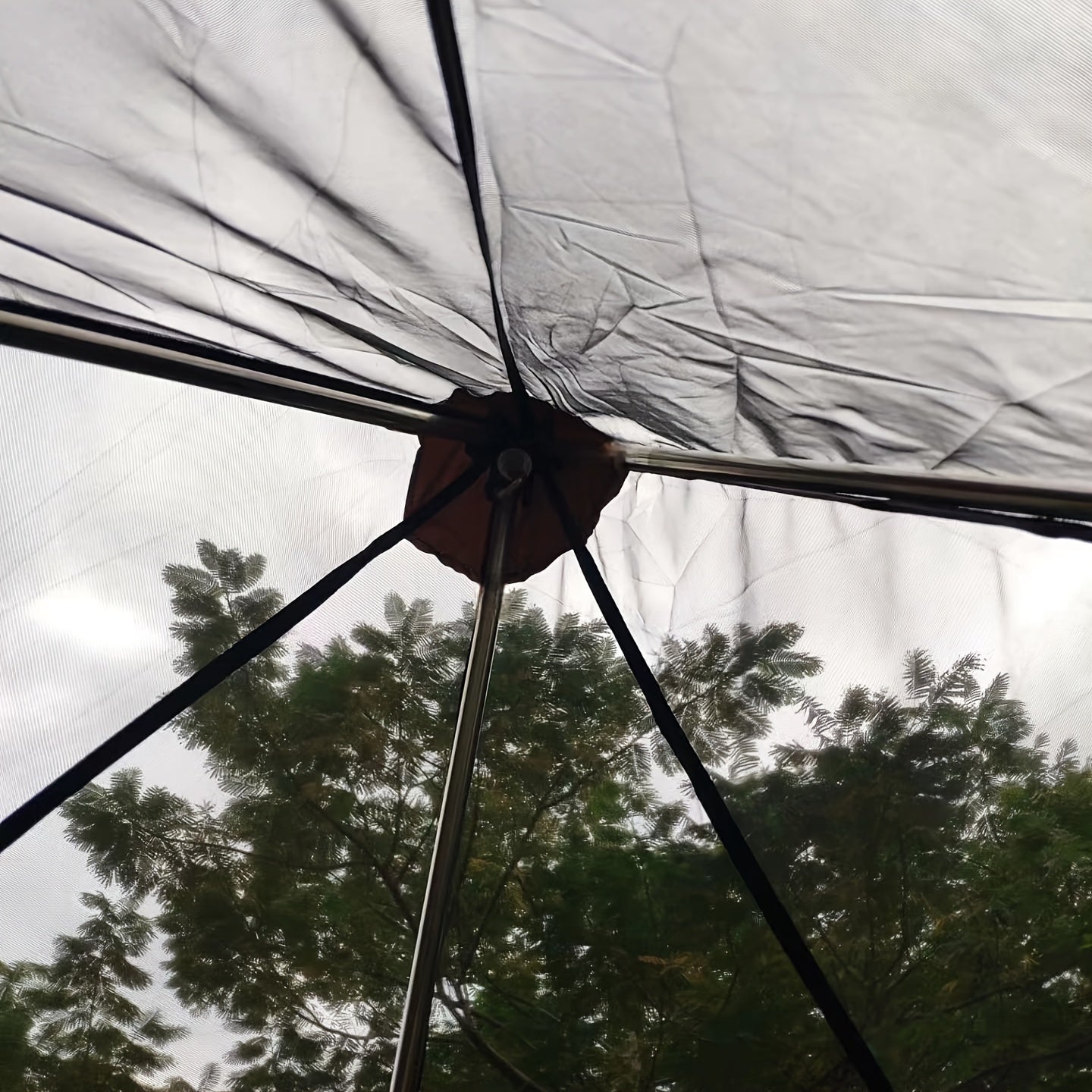 Outdoor Campfire Tripod Tent Holder with Chain