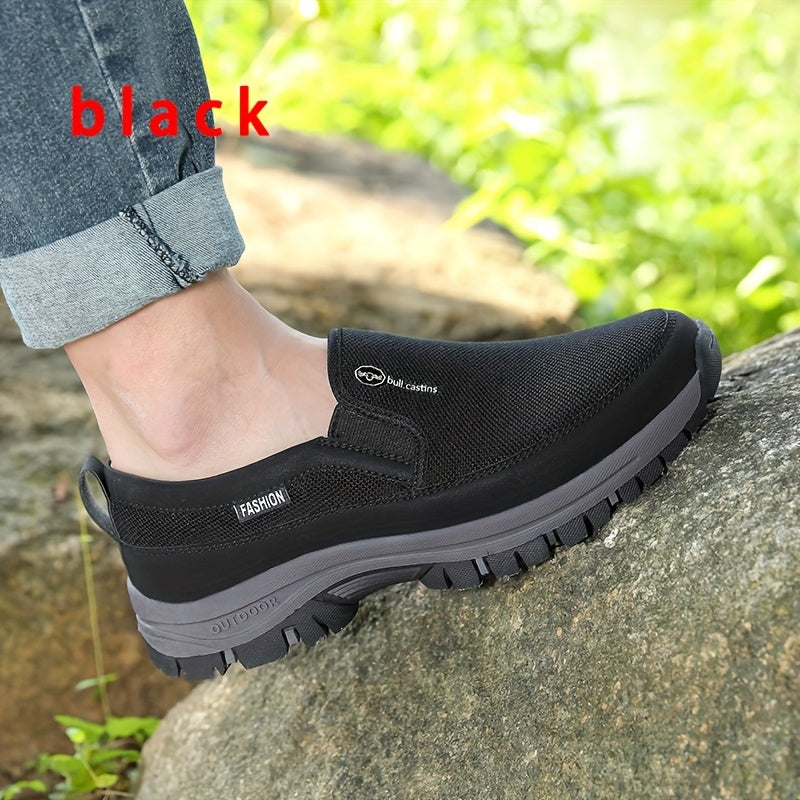Men's Slip-On Trekking Shoes Breathable Non-Slip Sneakers