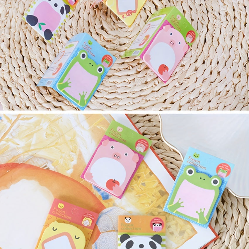 Animal Shape Sticky Notes Tearable Stick On Memo Book 1pc