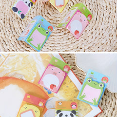 Animal Shape Sticky Notes Tearable Stick On Memo Book 1pc