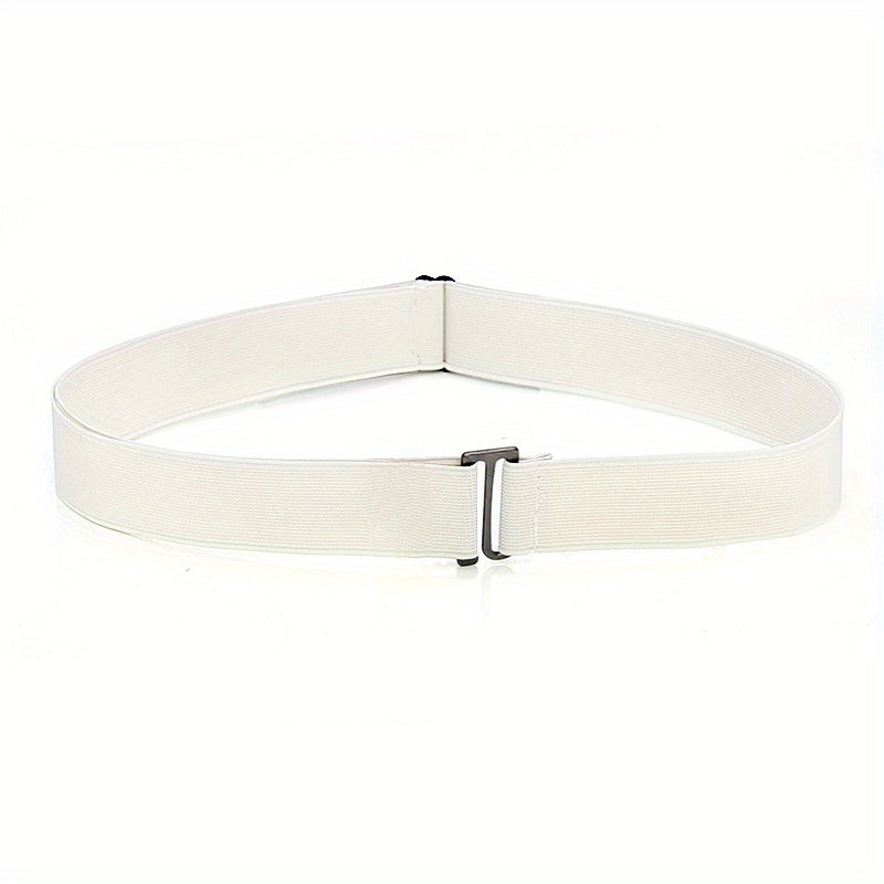 Adjustable Elastic No Show Belt for Jeans Pants Unisex