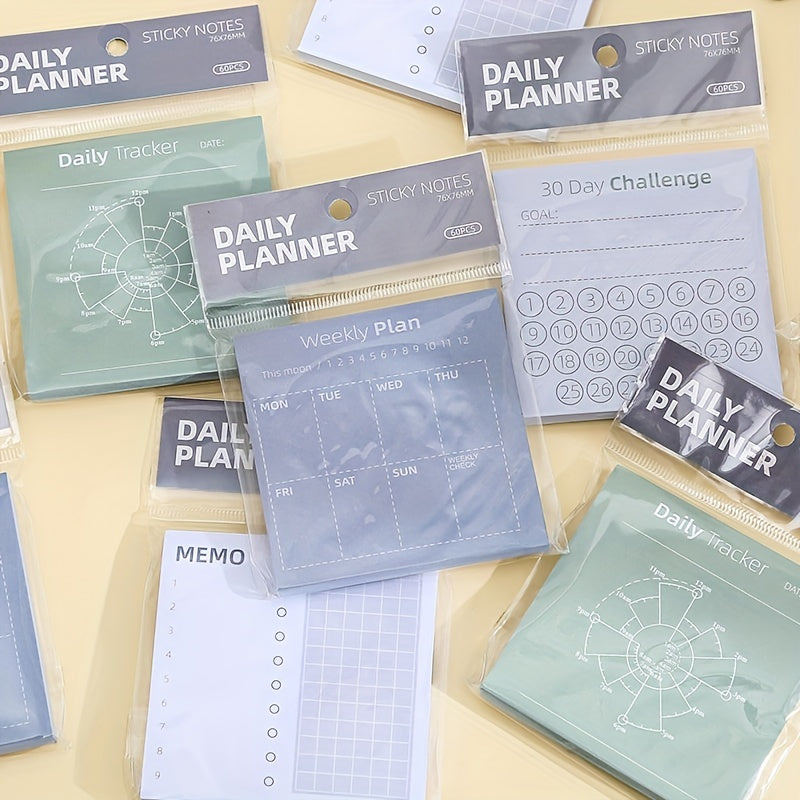 Retro Plan Notebook Four Styles To Choose From