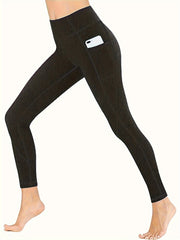 4 Pack Plus Size Women's Sports Leggings High Stretch Fitness Leggings Set