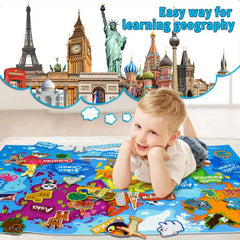 Ocean Storytelling Felt Board Set Plush Toy Early Learning Kit