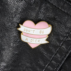 Pink Love Micro Pin Brooch for Jackets and Bags