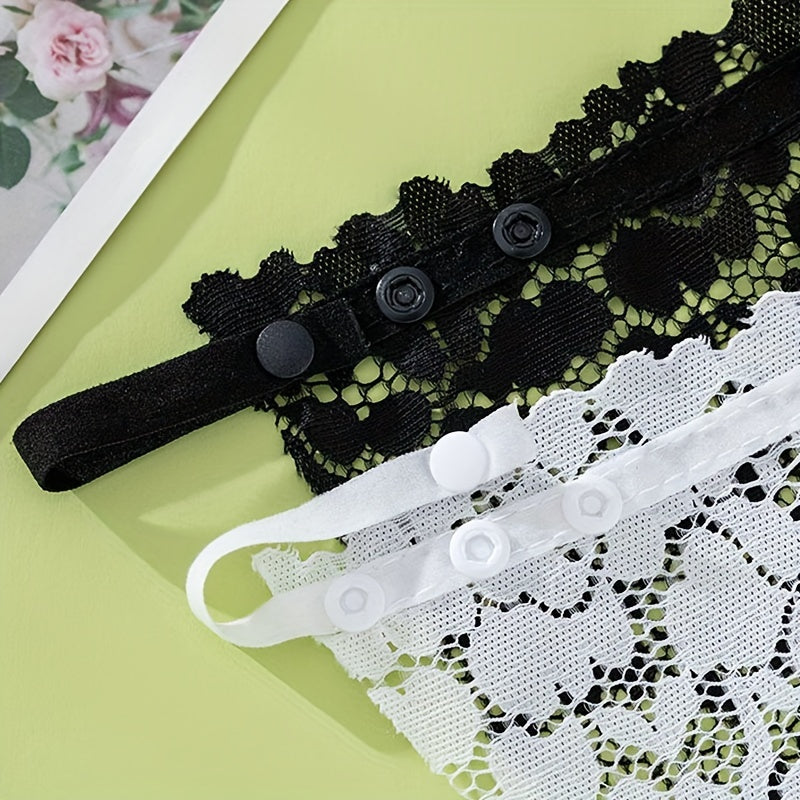 Floral Lace Chest Cover Anti-Peep Shield Pads