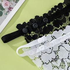 Floral Lace Chest Cover Anti-Peep Shield Pads