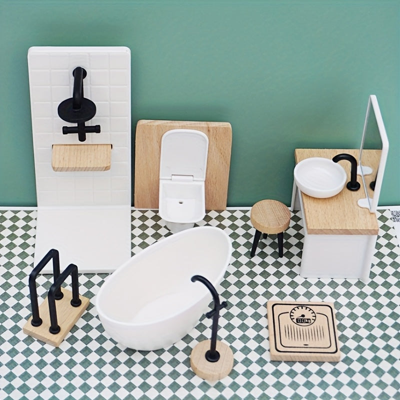 Mini Bathroom Furniture Set for Education - Sinks Toilets Bathtubs