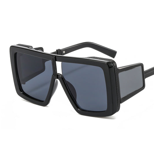 Colorful Lens Square Sunglasses Women Street Style