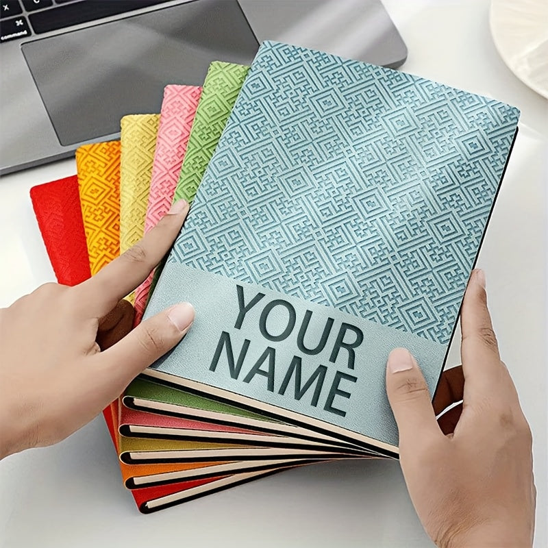 Personalized A5 Soft Faux Leather Notebook