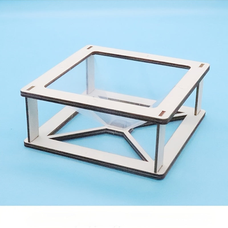 Wooden DIY 3D Holographic Projector Kit Science Experiment