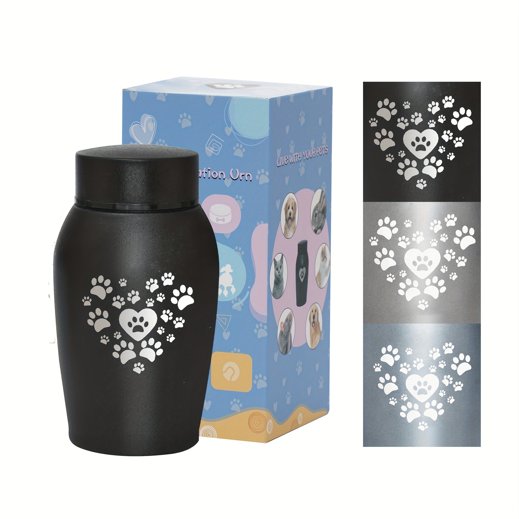 Stainless Steel Pet Urns for Dog and Cat Ashes