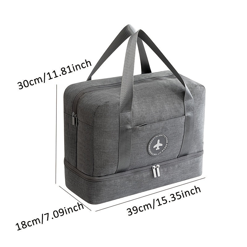 Travel Portable Storage Zipper Bag Lightweight Luggage Handbag