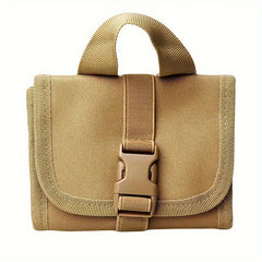 1pc Folding Bag Foldable Carrier with 14 Molle Pouch