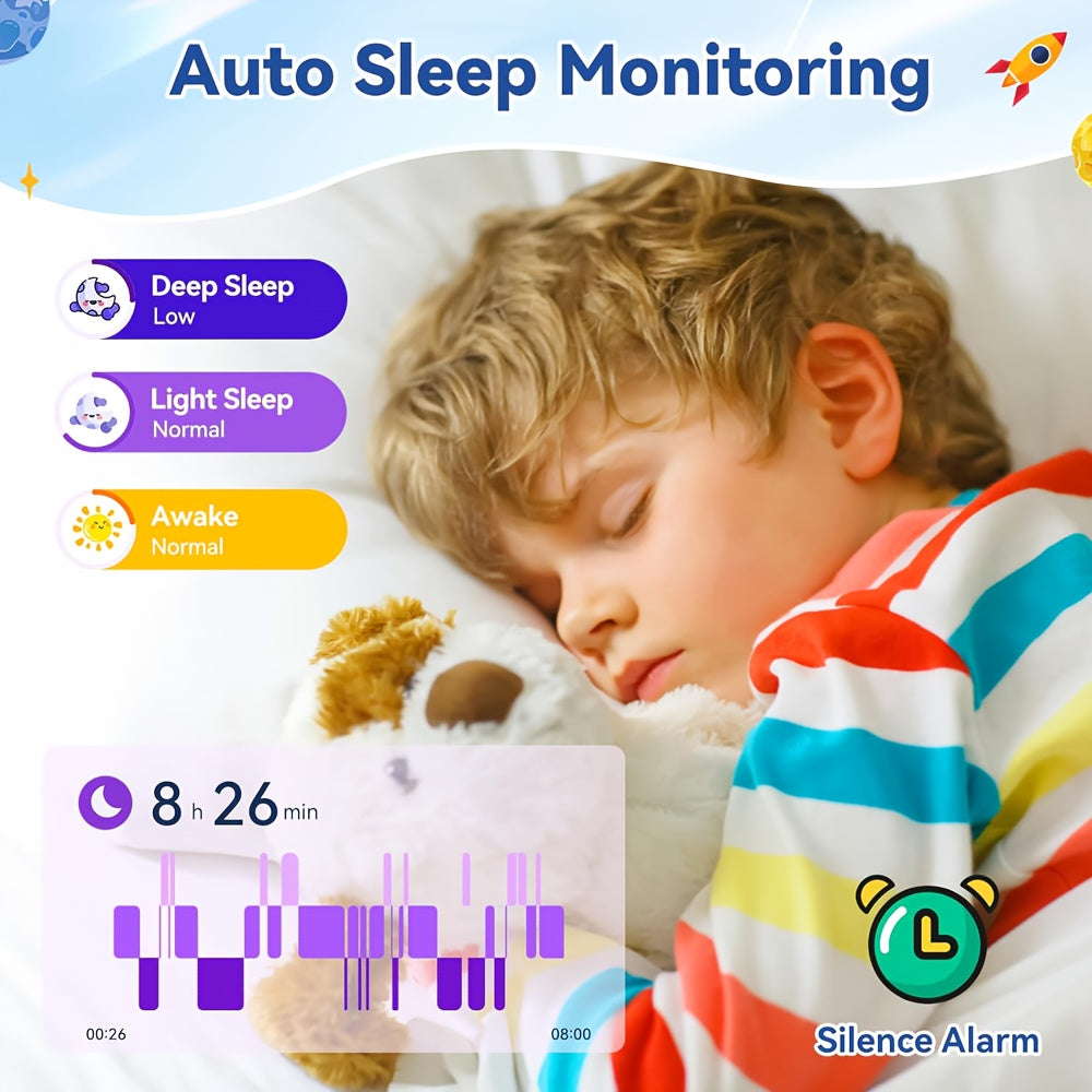 Kids Smart Watch IP68 Waterproof Games Alarm Step Tracker Fitness