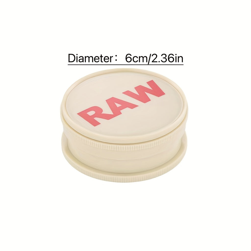 1pc Creative Pattern Grinder 60MM Plastic Spice Herb Crusher Kitchen Supplies