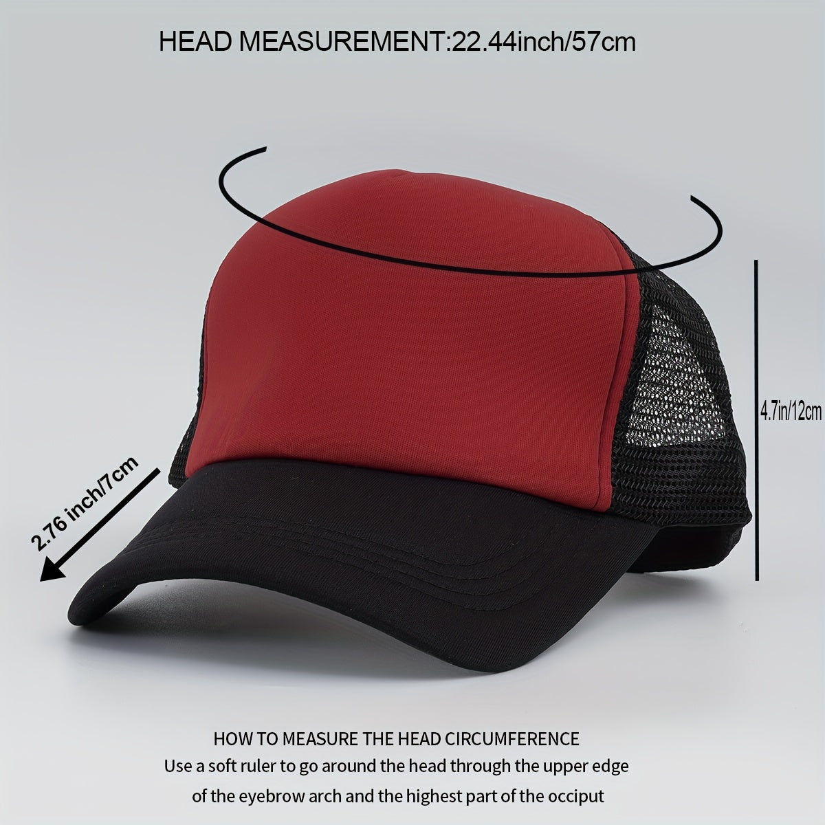 Unisex Sunshade Baseball Cap with Tide Net
