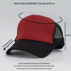 Unisex Sunshade Baseball Cap with Tide Net