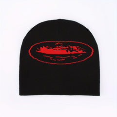 Y2K Winter Knitted Hat Hip hop Warm Coldproof Ear Protection Beanies