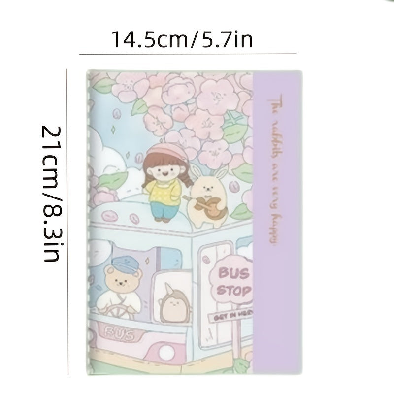 Summer Outing Cartoon A5 Notepad