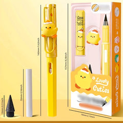 Inkless Cartoon Pencils: Unlimited Writing & Erasing