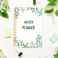 Weekly Goals Schedule Planner Checklist Notebook Organizers Habit Tracker