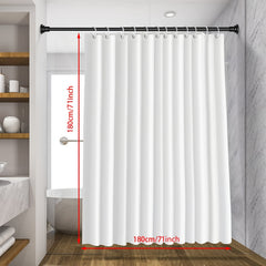 PEVA Shower Curtain Liner with Metal Grommets & Hooks