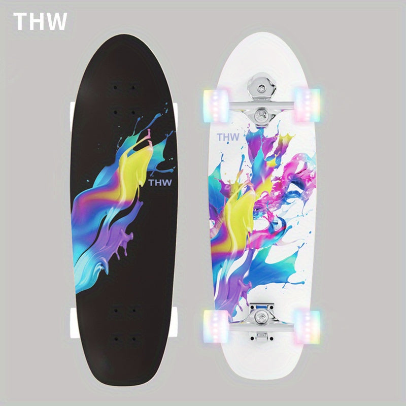 Land Surfing Board S6 Spring Bridge Skateboard Beginner Slip Floor
