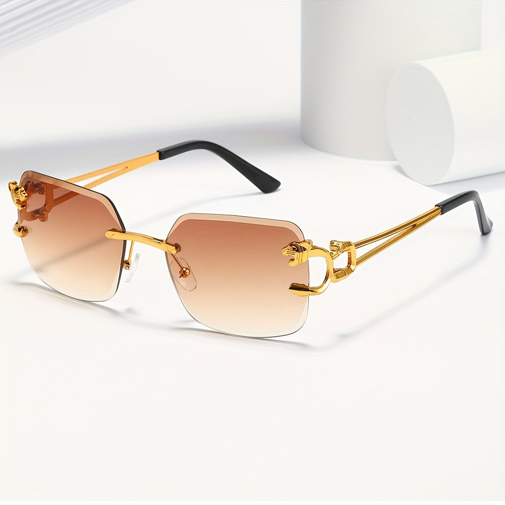Men's Rimless UV Protection Sunglasses for Party