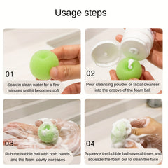 2pcs Portable Facial Cleanser Foaming Device Face Wash Foamer