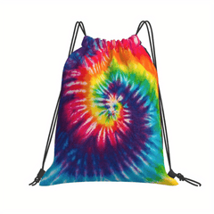 LGBTQ Rainbow Stripe Backpack Pride Month Drawstring Storage Bag