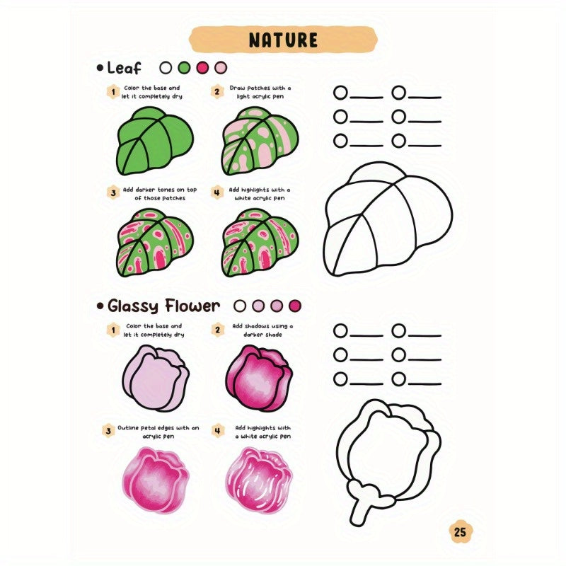 Pattern Coloring Book Floral Designs Clear Lines Perfect Gift for Christmas