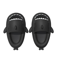 QYA Novelty Shark Slippers Cloud Slides Couple Anime Lightweight Non Slip Shoes