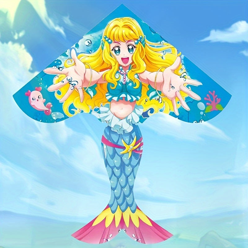 Cartoon Mermaid Kite for Outdoor Fun