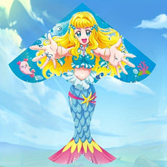 Cartoon Mermaid Kite for Outdoor Fun