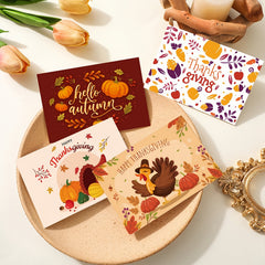 6pcs Thanksgiving Greeting Card w/ Envelope