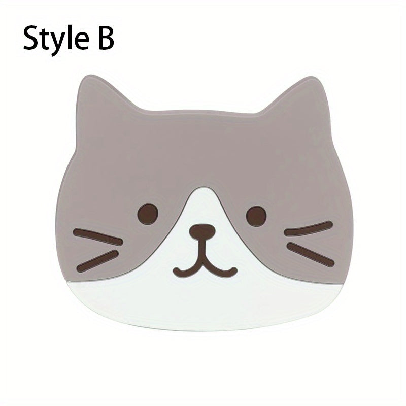 Cartoon Cat Coaster Non Slip Cup Mat Home Decor Kitchen Gadgets