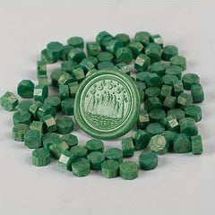 100pcs Octagonal Wax Pellets Seal Stamp Wax Beads for Embellishment