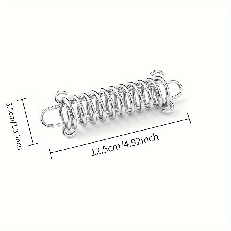 1pc Stainless Steel Spring High Strength Steel Spring For Camping Tent Rope