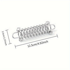 1pc Stainless Steel Spring High Strength Steel Spring For Camping Tent Rope