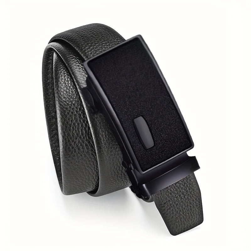 Men's PU Leather Automatic Buckle Belt