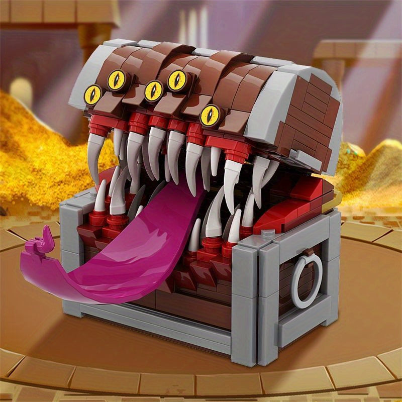 Dragon Dungeon Treasure Chest Monster Block Toy Gift Model